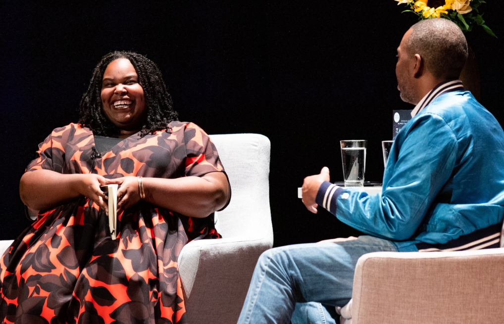 Renée in conversation with author Ta-Nehisi Coates