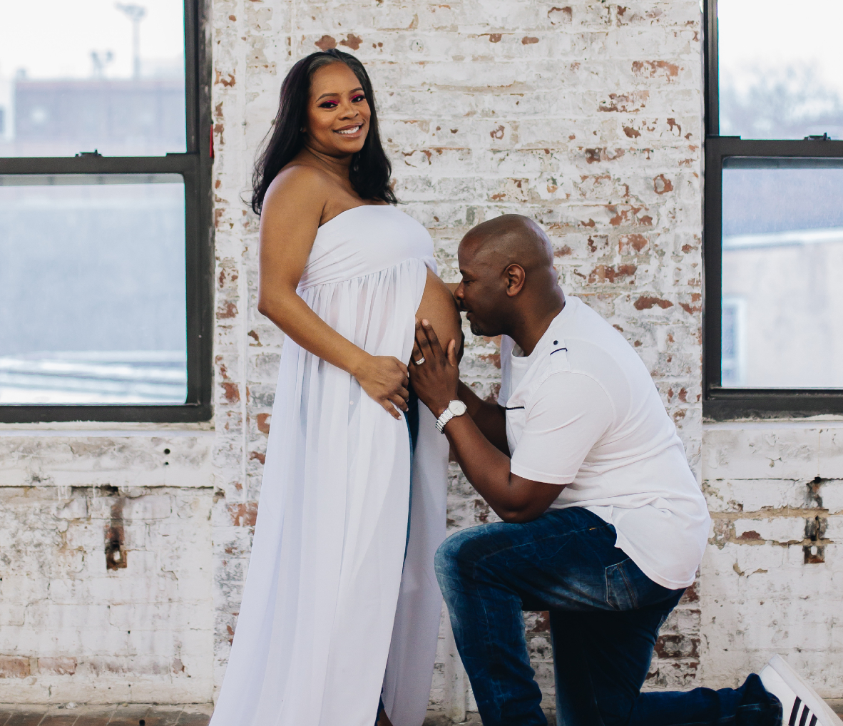 Ylorie Taylor and her husband
