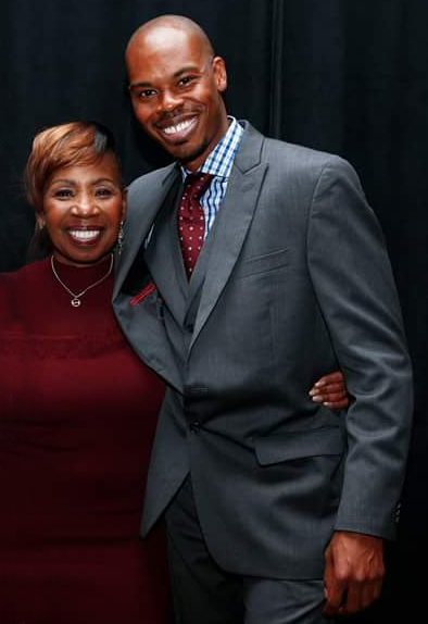 Jeremy Berry and his friend, Iyanla Vanzant (Photo courtesy of Jeremy Berry)