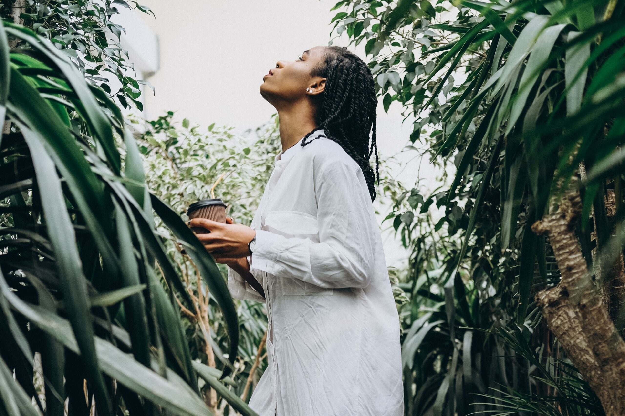 Woman in forest (Photo courtesy of pexels.com)