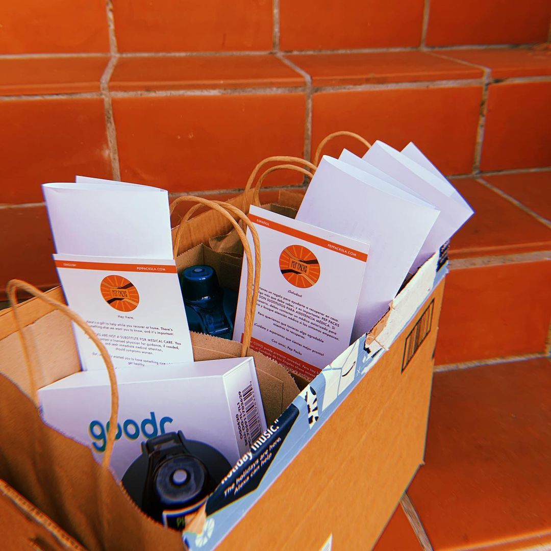 Pep Packs for COVID (Courtesy of @ peppacks/Instagram)