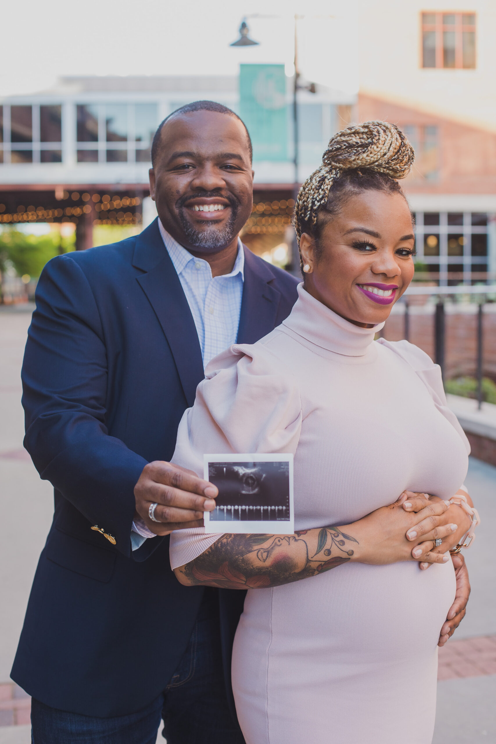Expecting dad and senior marketing manager, Julian Johnson