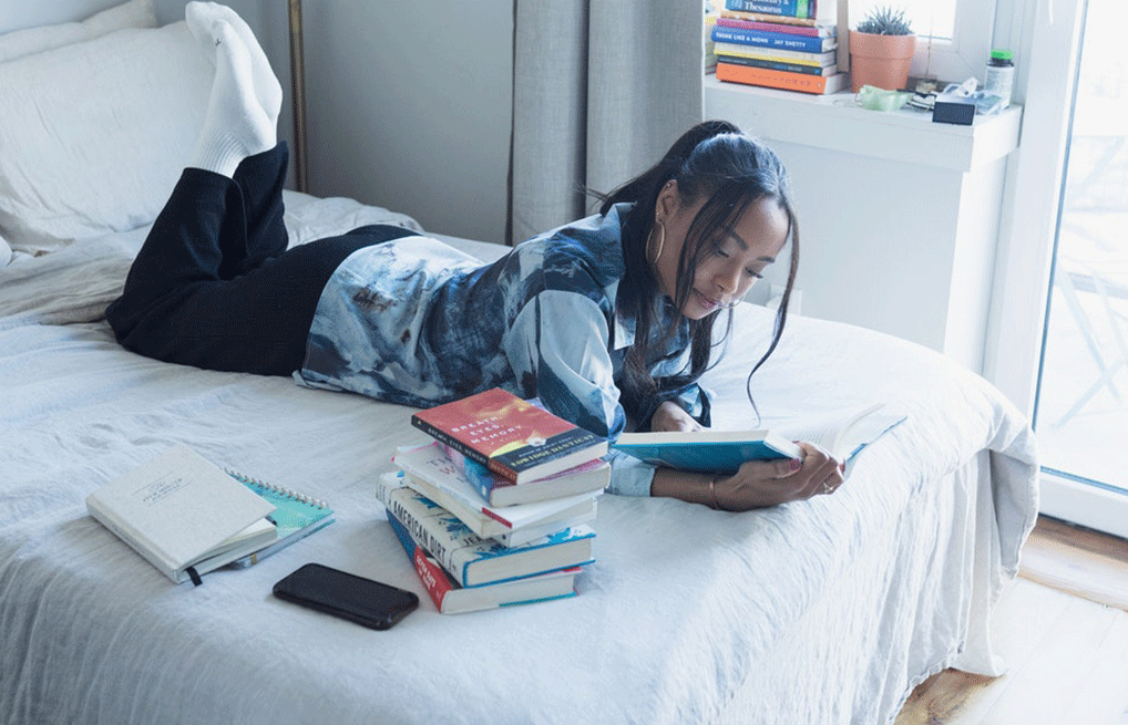 Woman reading