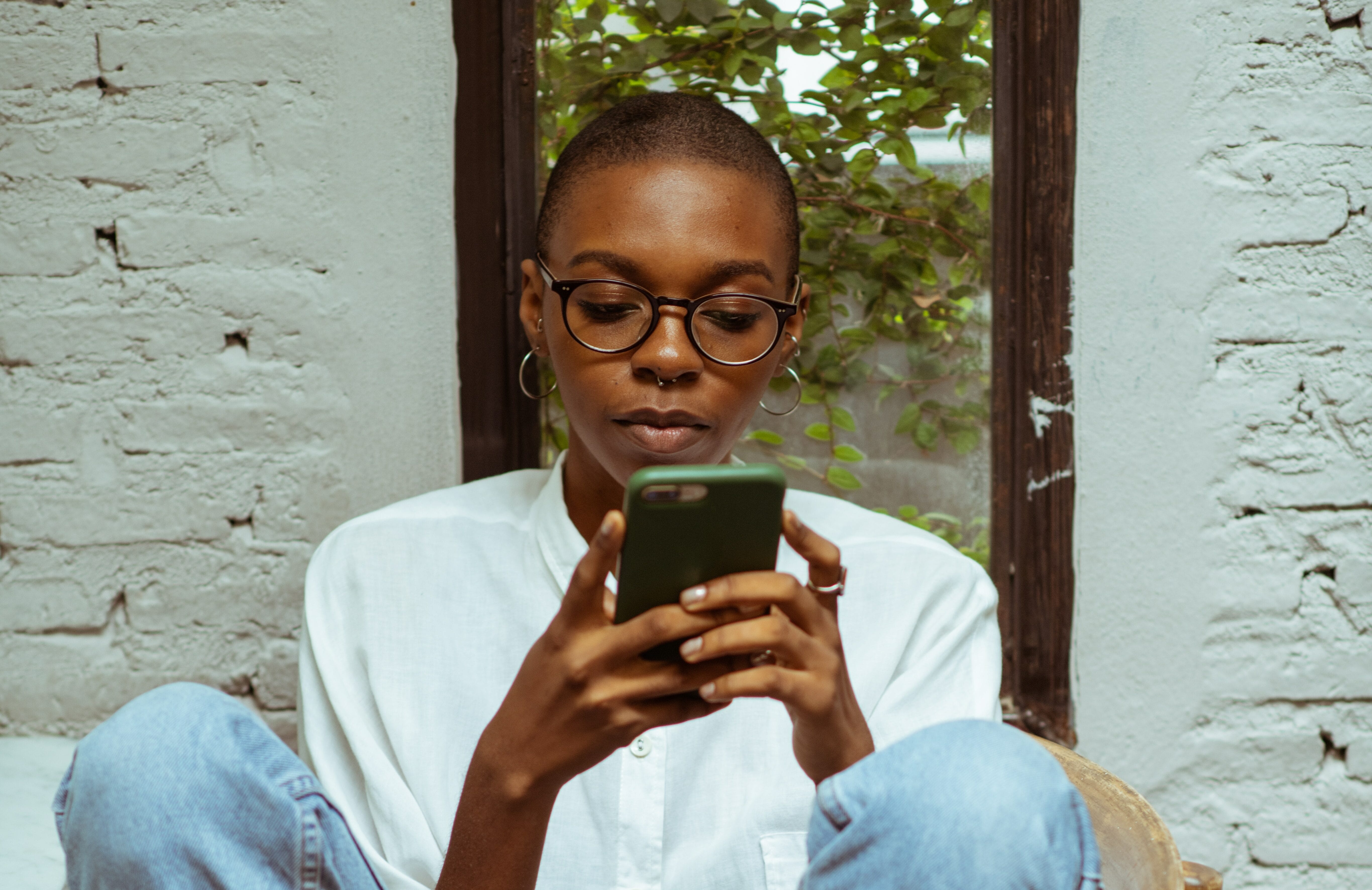 woman on the phone