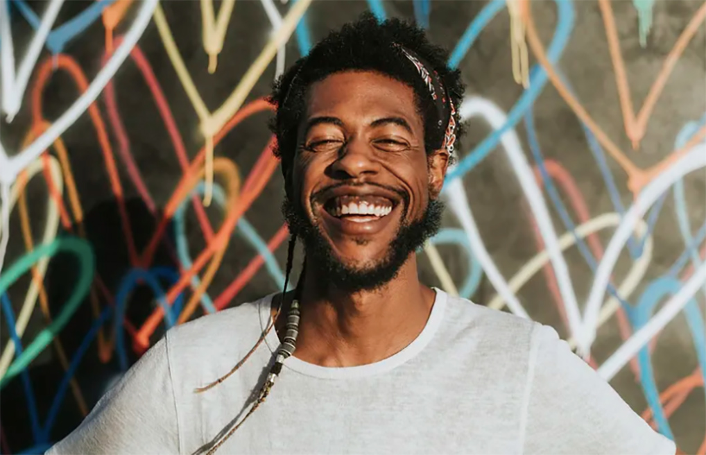 man smiling